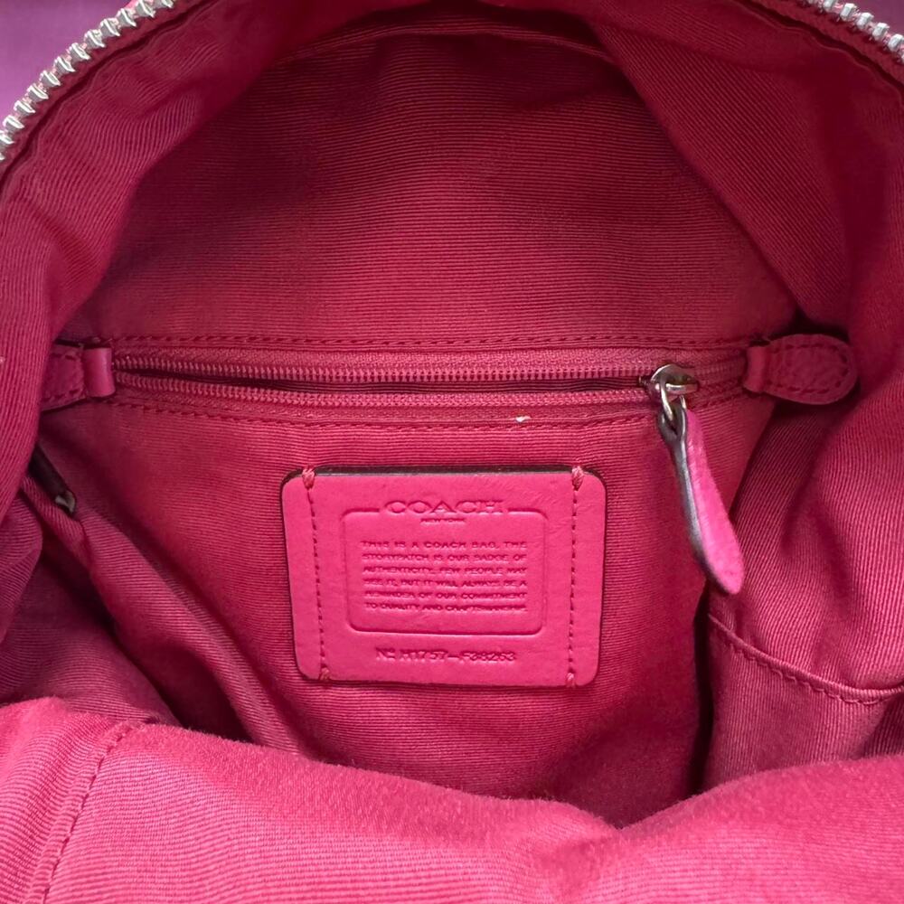 Genuine coach hot pink leather - Picture 7 of 8